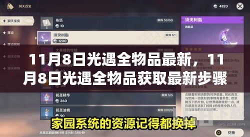 11月8日光遇全物品最新獲取指南，從初學(xué)者到進(jìn)階用戶(hù)的步驟指南