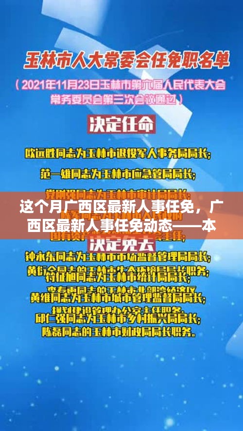 廣西區(qū)最新人事任免動(dòng)態(tài)，本月焦點(diǎn)解析