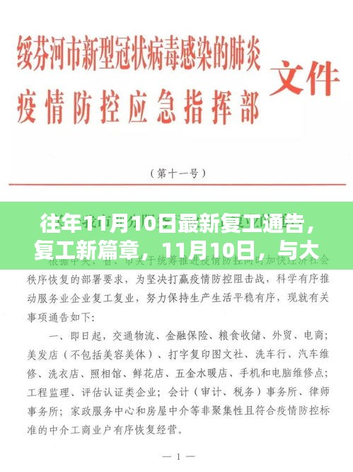 11月10日復(fù)工新篇章，共舞自然的開始之路