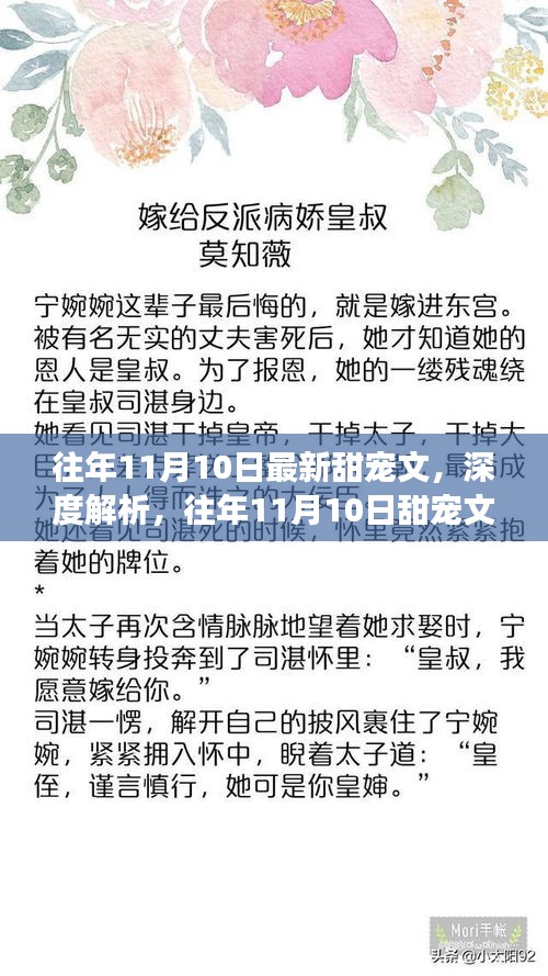 往年1月10日甜寵文深度解析，魅力與觀點爭議