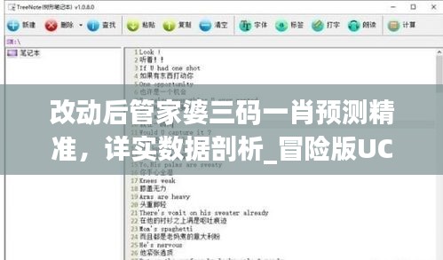 改動后管家婆三碼一肖預測精準，詳實數(shù)據剖析_冒險版UCS646.04