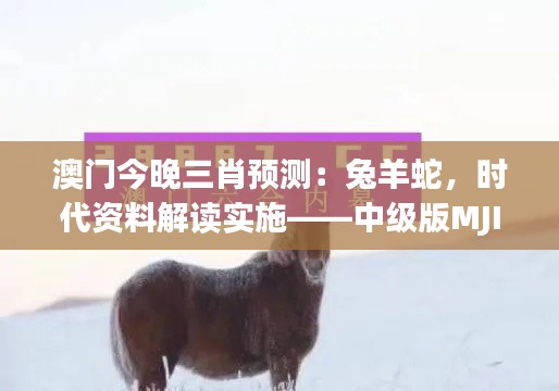 澳門今晚三肖預(yù)測：兔羊蛇，時代資料解讀實施——中級版MJI732.58
