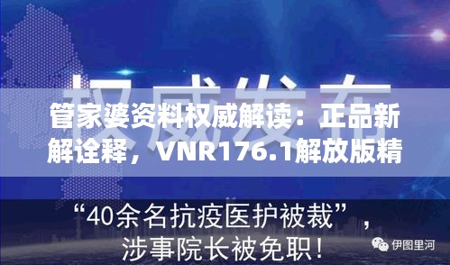 管家婆資料權威解讀：正品新解詮釋，VNR176.1解放版精要匯總