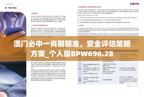 澳門(mén)必中一肖期期準(zhǔn)，安全評(píng)估策略方案_個(gè)人版BPW696.28