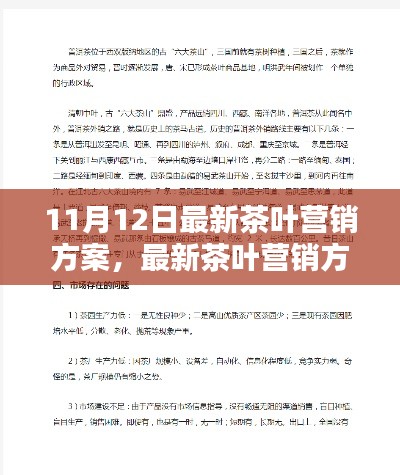 11月12日版茶葉營銷方案實戰(zhàn)指南，從入門到精通