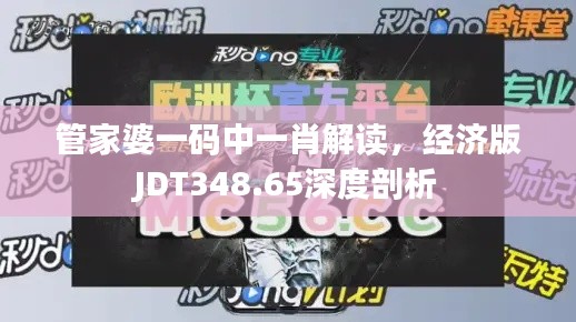 管家婆一碼中一肖解讀，經(jīng)濟(jì)版JDT348.65深度剖析