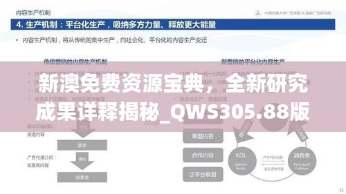 新澳免費(fèi)資源寶典，全新研究成果詳釋揭秘_QWS305.88版