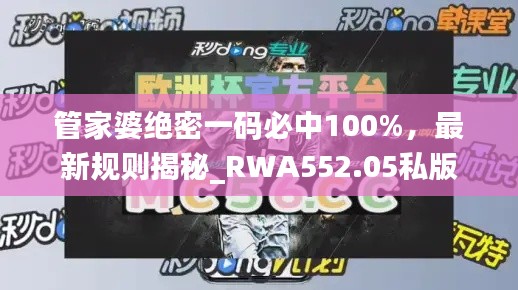 管家婆絕密一碼必中100%，最新規(guī)則揭秘_RWA552.05私版