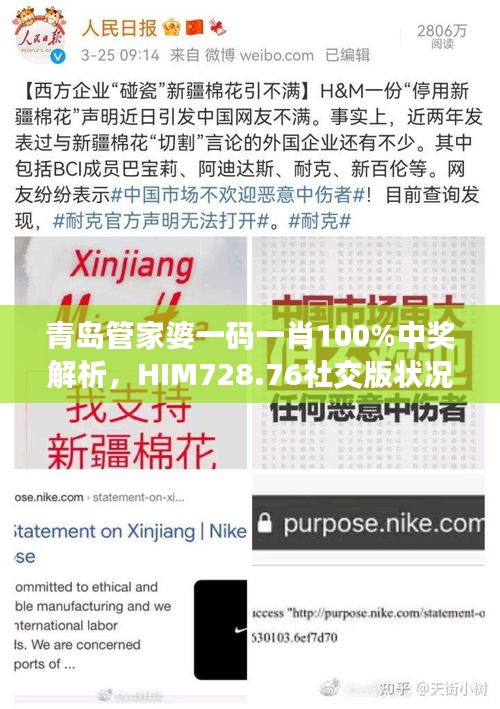青島管家婆一碼一肖100%中獎解析，HIM728.76社交版狀況評估