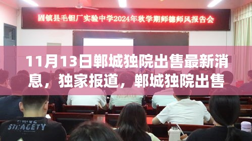 揭秘獨家報道，鄲城獨院出售最新消息——11月房產(chǎn)市場熱點獨家解讀