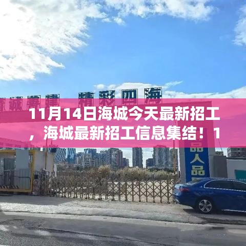 11月14日海城最新招工信息大放送，崗位集結(jié)，理想工作等你來挑！
