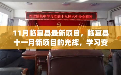 臨夏縣11月新項目點燃希望之火，學(xué)習(xí)變革，自信成就夢想的光輝