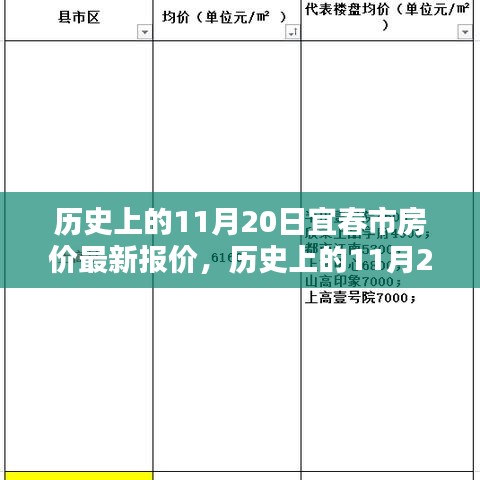 歷史上的11月20日，宜春市房價最新報價及未來趨勢洞悉