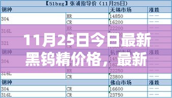 11月25日黑鎢精最新價(jià)格指南，查詢方法與精準(zhǔn)報(bào)價(jià)獲取
