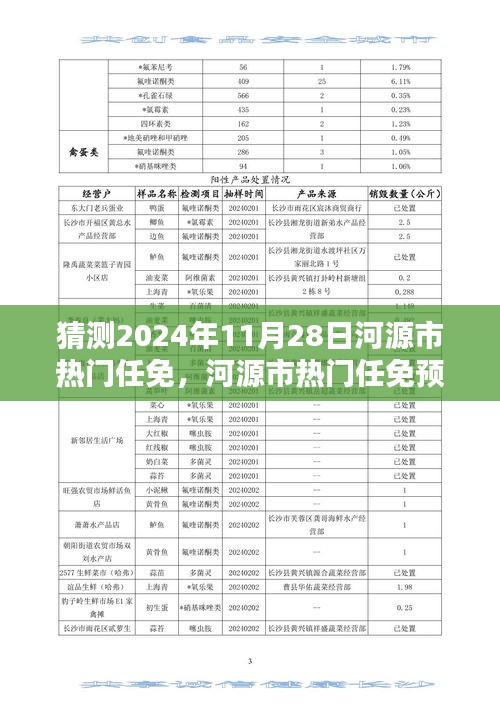 河源市熱門任免預測報告，揭秘2024年11月28日的人才動向深度分析
