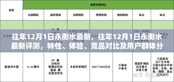 往年12月1日永衡水最新評測，特性、體驗(yàn)、競品對比及用戶群體深度解析