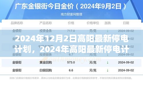 高陽最新停電計(jì)劃通知，2024年停電安排詳解