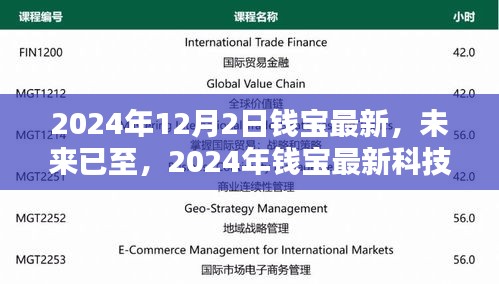 深度解析，錢寶最新科技產(chǎn)品，未來(lái)已至