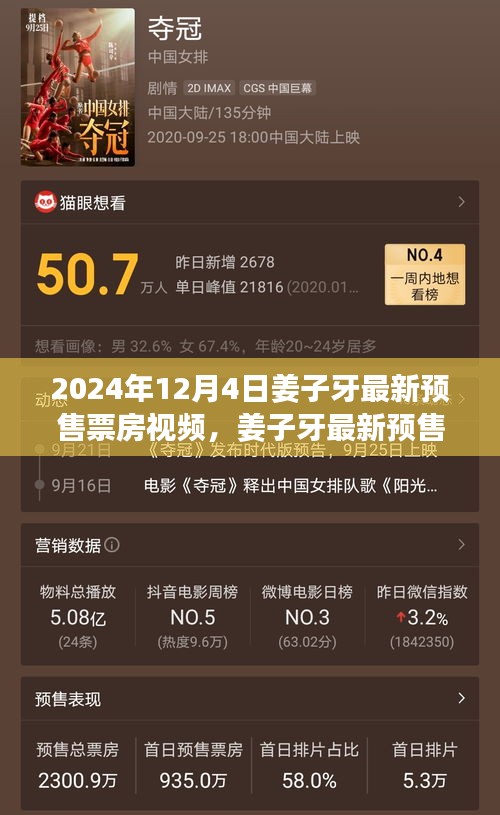姜子牙最新預(yù)售票房視頻攻略，輕松獲取觀影資格