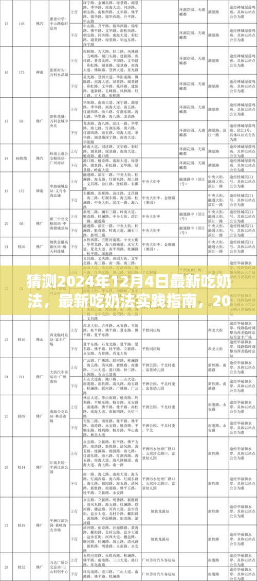 揭秘，最新吃奶法實踐指南與步驟詳解（預(yù)測版 2024年12月4日）