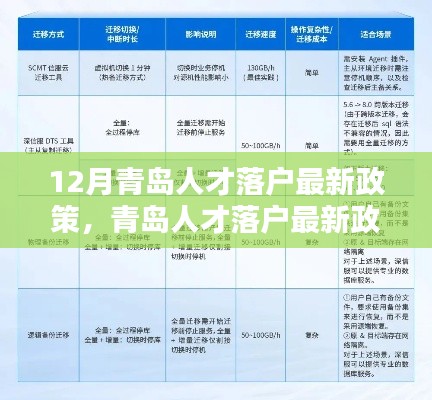 青島人才落戶(hù)最新政策解析，特性、體驗(yàn)、競(jìng)品對(duì)比及用戶(hù)群體深度分析