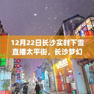 長(zhǎng)沙夢(mèng)幻飄雪日，太平街實(shí)時(shí)下雪直播絕美呈現(xiàn)