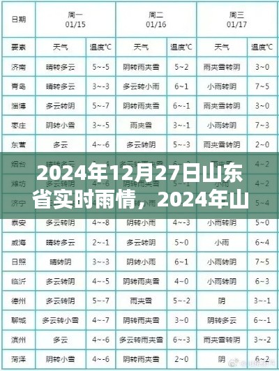山東省實(shí)時(shí)雨情分析報(bào)告，最新雨情動(dòng)態(tài)（2024年12月27日）