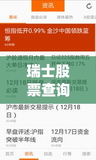 瑞士股票查詢指南，輕松掌握股市動態(tài)
