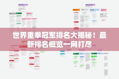 世界重拳冠軍排名大揭秘！最新排名概覽一網(wǎng)打盡