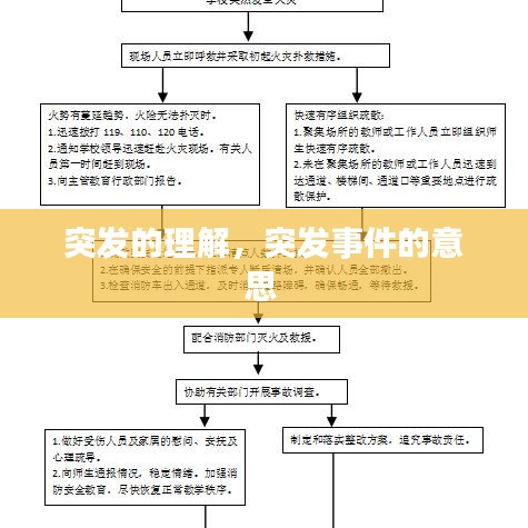 突發(fā)的理解，突發(fā)事件的意思 