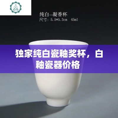 獨(dú)家純白瓷釉獎(jiǎng)杯，白釉瓷器價(jià)格 