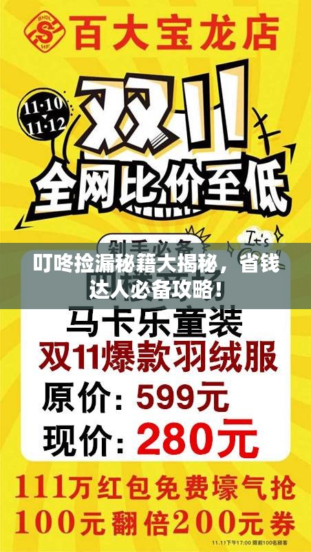 叮咚撿漏秘籍大揭秘，省錢達(dá)人必備攻略！