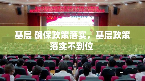 基層 確保政策落實(shí)，基層政策落實(shí)不到位 