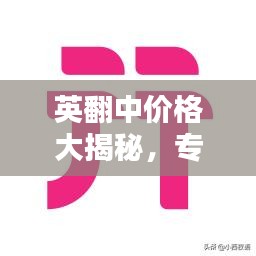 英翻中價(jià)格大揭秘，專(zhuān)業(yè)翻譯收費(fèi)標(biāo)準(zhǔn)一網(wǎng)打盡