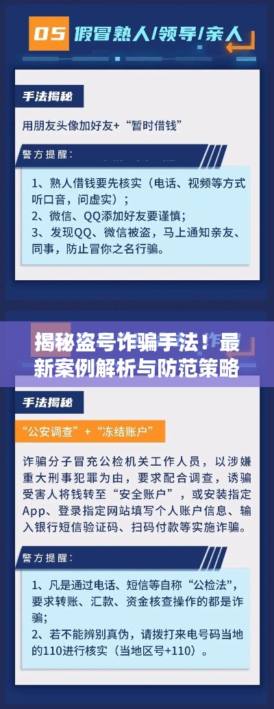 揭秘盜號詐騙手法！最新案例解析與防范策略全攻略