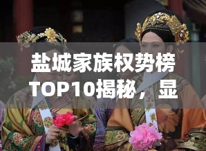 鹽城家族權(quán)勢(shì)榜TOP10揭秘，顯赫家世，誰(shuí)領(lǐng)風(fēng)騷？