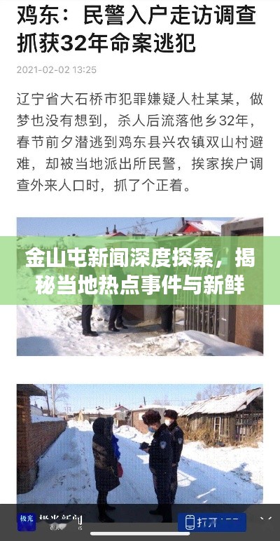 金山屯新聞深度探索，揭秘當?shù)責(zé)狳c事件與新鮮資訊