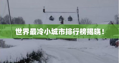 世界最冷小城市排行榜揭曉！