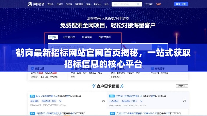鶴崗最新招標網(wǎng)站官網(wǎng)首頁揭秘，一站式獲取招標信息的核心平臺