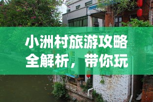 小洲村旅游攻略全解析，帶你玩轉這座魅力村落！