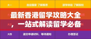 最新香港留學(xué)攻略大全，一站式解讀留學(xué)必備指南！
