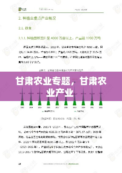 甘肅農(nóng)業(yè)專題，甘肅農(nóng)業(yè)產(chǎn)業(yè) 