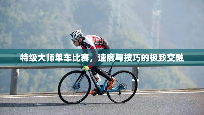特級大師單車比賽，速度與技巧的極致交融