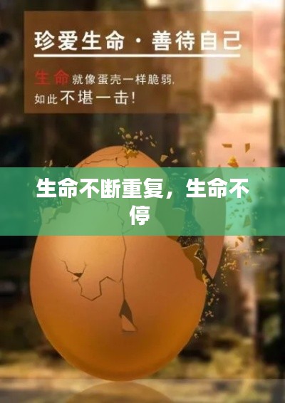 生命不斷重復(fù)，生命不停 