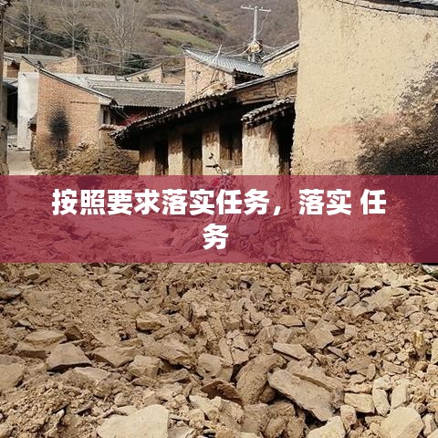 按照要求落實(shí)任務(wù)，落實(shí) 任務(wù) 
