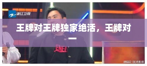王牌對(duì)王牌獨(dú)家絕活，王牌對(duì)一 