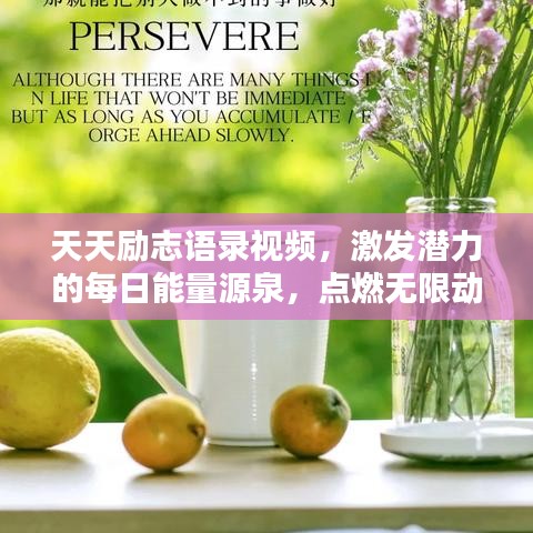 天天勵志語錄視頻，激發(fā)潛力的每日能量源泉，點燃無限動力！