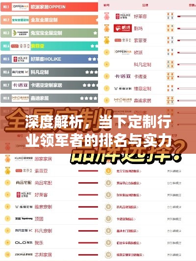 深度解析，當(dāng)下定制行業(yè)領(lǐng)軍者的排名與實力比拼！