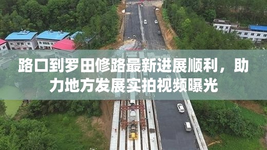 路口到羅田修路最新進(jìn)展順利，助力地方發(fā)展實拍視頻曝光